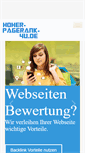Mobile Screenshot of hoher-pagerank-4u.de